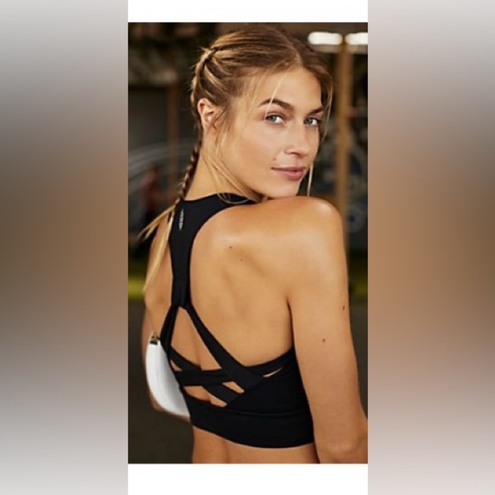 Free People Movement Renew Synergy Bra Black Small